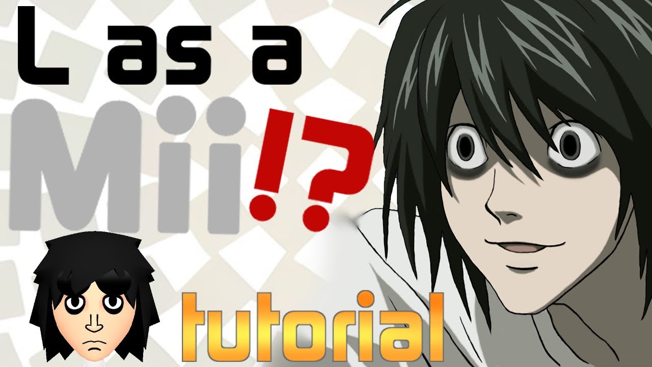 How to Make a L (Death Note) Mii - As A Mii (Ep.2) - YouTube