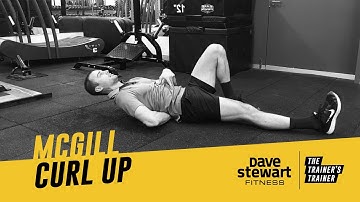 McGill Curl Up - One of the famous Stu McGills big 3 exercises for back pain.