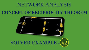 RECIPROCITY THEOREM - SOLVED EXAMPLE