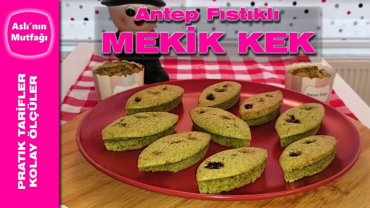 Mekik Kek Tarifi Antep Fıstıklı Mekik Kek Aslı�nın Mutfağı YouTube