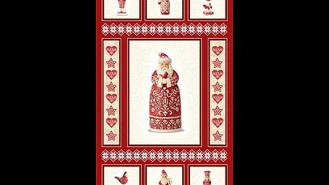 Unboxing !! Nordic Noel Christmas Fabric from Benartex