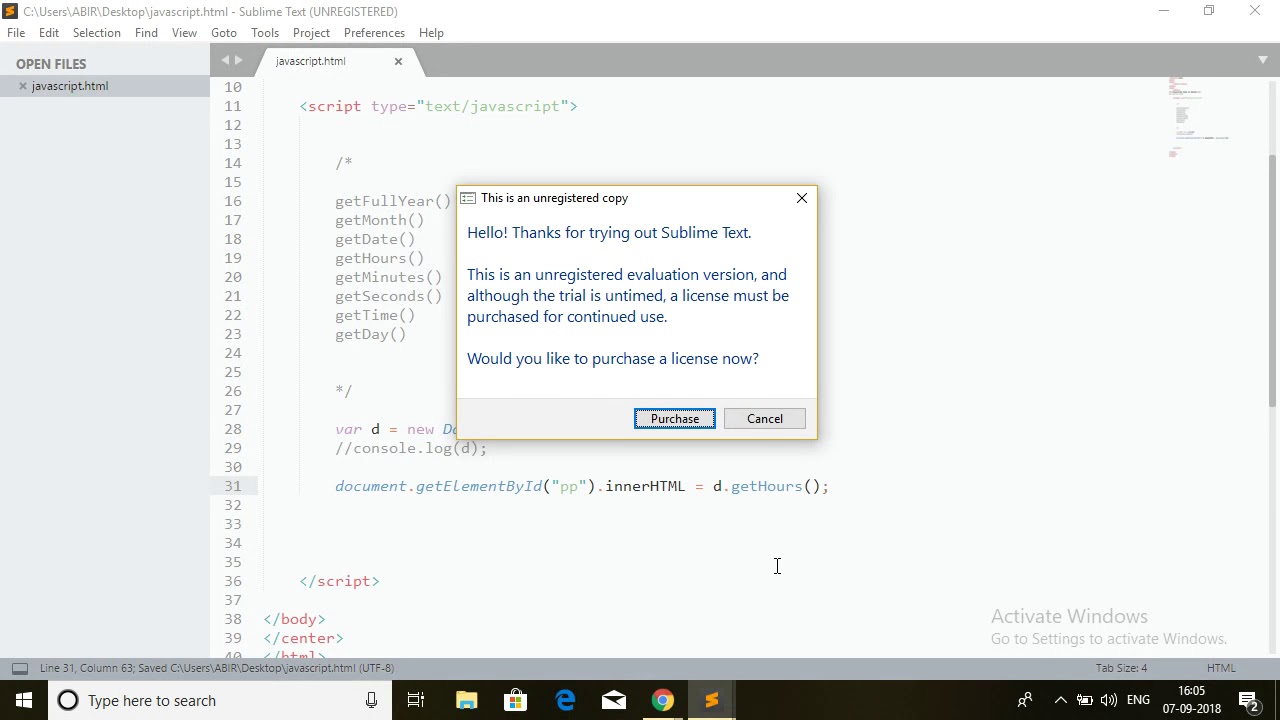 JavaScript Tutorial - Advanced Date ( ) Method - YouTube