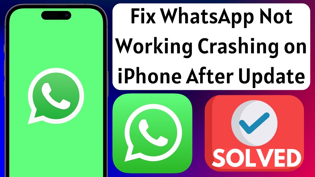 How To Fix WhatsApp Not Working Crashing On IPhone After Update YouTube how-to-fix-whatsapp-not-working-crashing-on-iphone-after-update-youtube