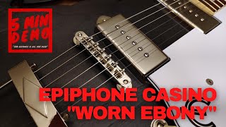 5 Minute Demo: Epiphone Worn Casino Electric Guitar