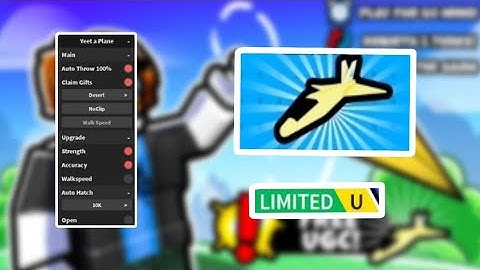 [👑 FREE UGC] Yeet a Plane Simulator! - script op