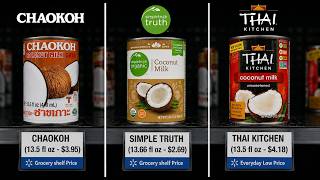 We Tested 11 Coconut Milk Brands From Krogers To Thai Kitchen | 4 Are Clear Winners