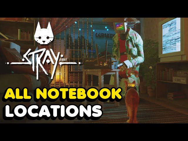 Stray - All 4 Notebook Locations Guide - YouTube
