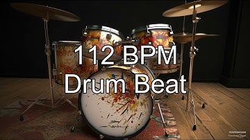 112 BPM Funk Drum Beat for Musical Practice