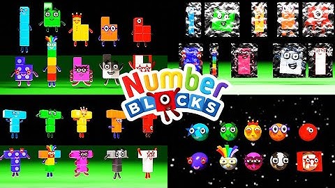 NEW! NUMBERBLOCKS Quadparison Part 9 | 3D Blender Lab