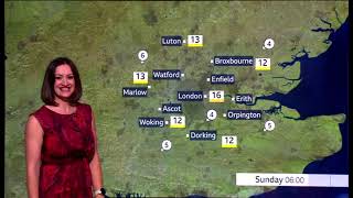 BBC Weather today in LONDON - August 16th 2026