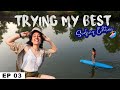 Jellyfish in backwaters of Karnataka | Finale of Beginner surfing in India! #TryingMyBest S01EP03