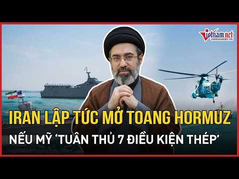 "COMPLY WITH THE 7 IRONCLAD CONDITIONS": Iran to immediately open the Strait of Hormuz, "locks an...