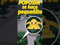 Poposin se hace Pequeñito😔 #roblox #stealabrainrot