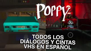 Poppy Playtime 2 all dialogues, interactions and VHS tapes