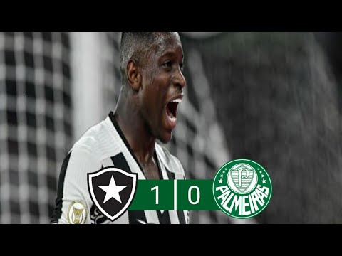 Melhores momentos Botafogo 1 x 0 Palmeiras - YouTube