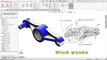 Solidworks Tutorial: Exercise #19 (Stud guide)