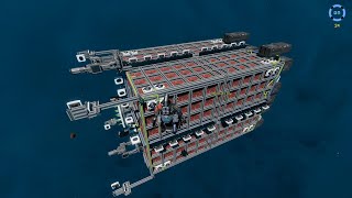 starbase - automatic mining ship demonstration