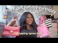 What I got for my 20th birthday🎉 *shopping spree haul*