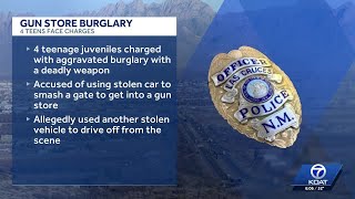 Four Las Cruces teens arrested after guns stolen