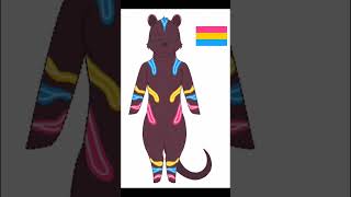 Pansexual Pride Opossum $10 #art