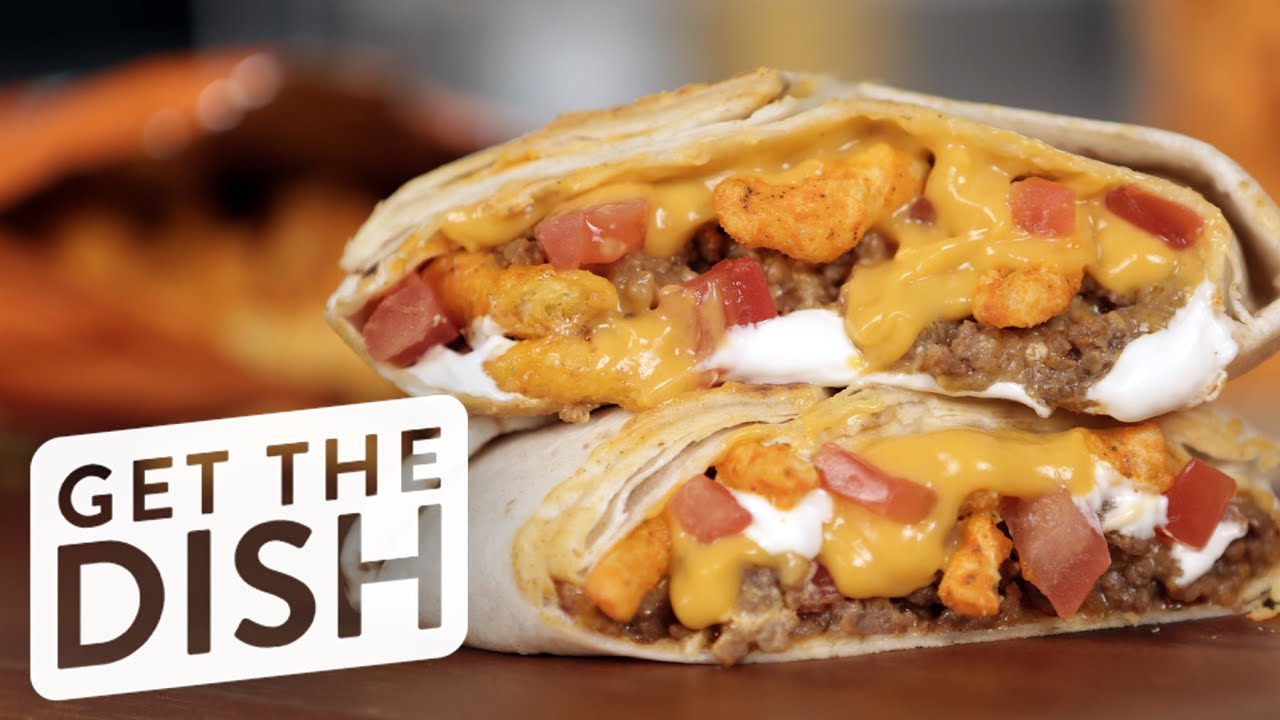 How to Make Taco Bell Cheetos Crunch Wrap Sliders | Get the Dish | POPSUGAR Food