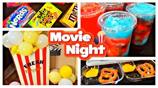 🎬The Ultimate Backyard Movie Night! +Giant DIY Popcorn 🍿 Box Tutorial || 🎥Movie Night Ideas💡 screenshot 4