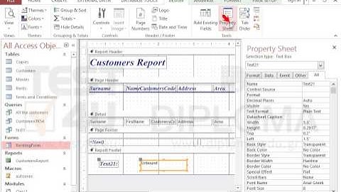 Insert a new text box in the footer of the report that will display the total of records.