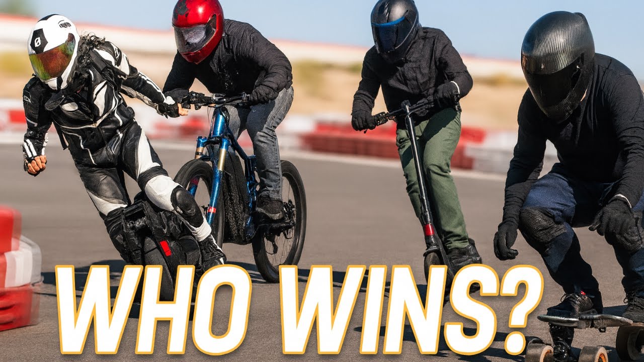 The ULTIMATE PEV?! EUC vs ESk8 vs eScooter vs eBike vs Onewheel