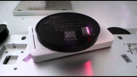 Marking QR code on plastic by Fiber Laser