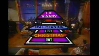 Rare 1992 Christmas TV Special | The Winans – Real Meaning of Christmas