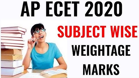 AP ECET 2020 || SUBJECT WISE WEIGHTAGE  MARKS || ECET 2020 || BSD TELUGU TECH