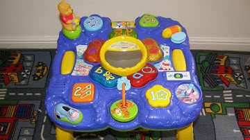 VTech - Winnie the Pooh - Explore and Learn Table toy with nursery rhymes, music and light