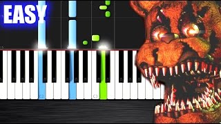 FIVE NIGHTS AT FREDDY'S 4 SONG - Break My Mind - EASY Piano Tutorial by PlutaX - Synthesia chords