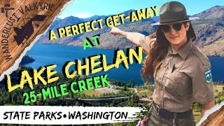 4K Experience Lake Chelan|Complete Guide to 25Mile Creek State Park|Washington Campgrounds