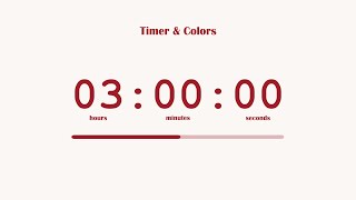 3 Hours Timer Cherry Vanilla Aura Countdown No Music