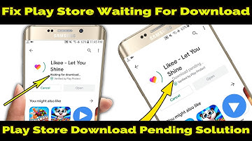 Play Store Download Pending Solution - Fix Play Store Waiting For Download Problem Solved