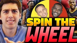 SPIN THE WHEEL OF NBA PLAYERS! NBA 2K16 SQUAD BUILDER