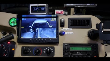 RV Motorhome DVR 4 Camera Security System Complete Installation of Wired eRapta A9 1080P 9" DVR