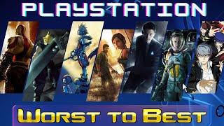 Worst To Best: Playstation Game Libraries