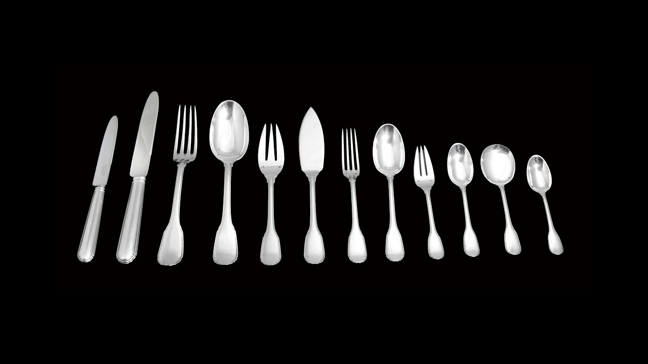 Puiforcat (Hermes) 169pc. French Sterling Silver Flatware Set YouTube