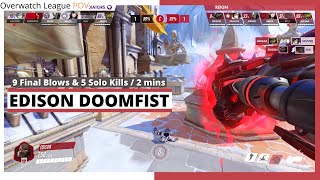 EDISON Clutches as Doomfist vs L.A Gladiators - Summer Showdown Knockouts | OWL Season 2021 screenshot 4