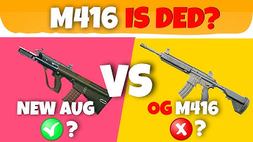 NEW AUG Vs M416 2.8 Update In PUBG MOBILE/BGMI  (GUIDE/TUTORIAL) [ENGLISH SUB]