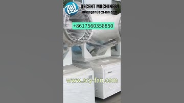 How do portable fog cannons perform in mobile dust suppression scenarios? #dustsuppression