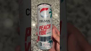 CELSIUS Sparkling Peach Vibe Review