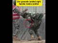 Live grenade landed right beside rookie soldier