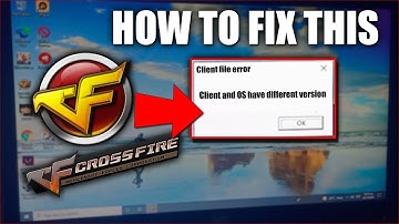 How to Fix This👉  Client and OS have different version   in CROSSFIRE