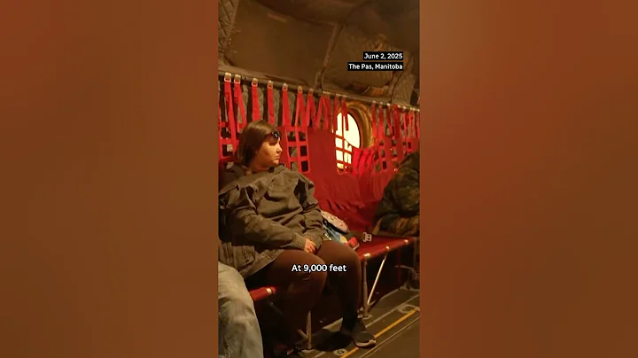 Manitoba wildfire evacuation flight flies through smoke and ash