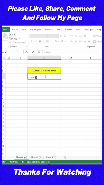excel-tutoring-learn-how-to-put-current-date-and-time-by-shortcut-and