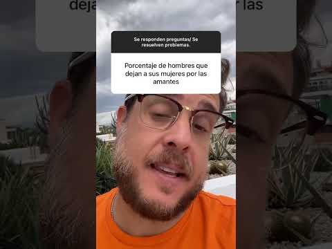 Porcentaje de hombres que dejan a sus mujeres por las amantes.