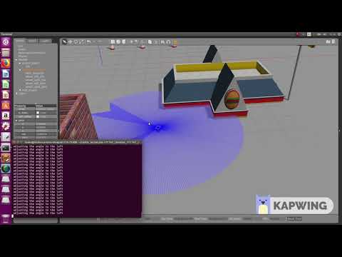 Goal tracker with obstacle avoidance - ROS with python